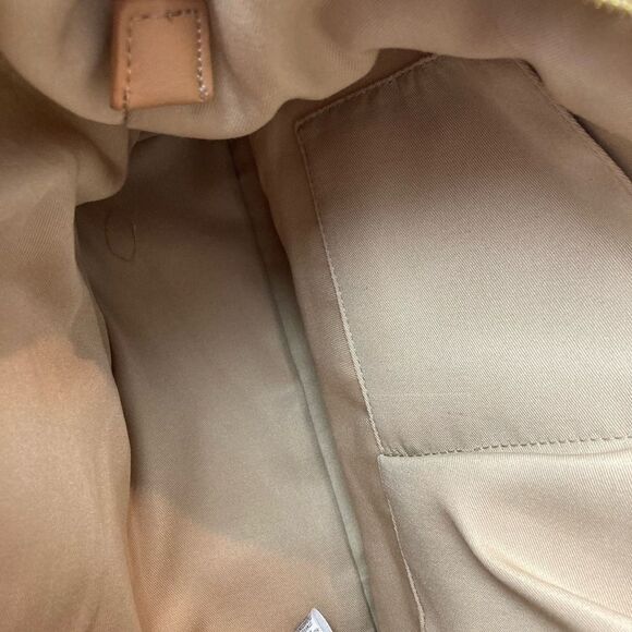 BCBG linen blend purse w/ detachable crossbody strap southwest summer vibe - Picture 10 of 16